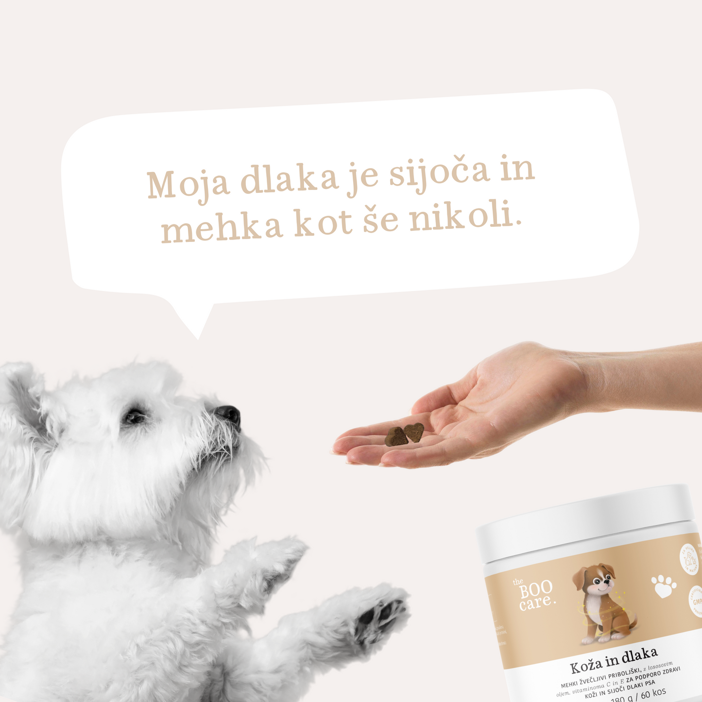 Prehransko dopolnilo za kožo in dlako psov