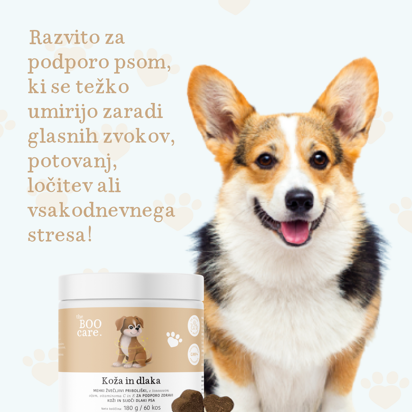 Prehransko dopolnilo za kožo in dlako psov