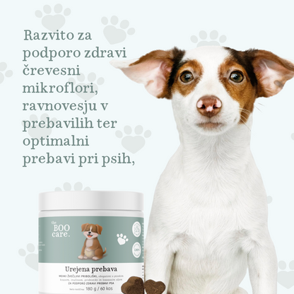 Prehransko dopolnilo za urejeno prebavo psov