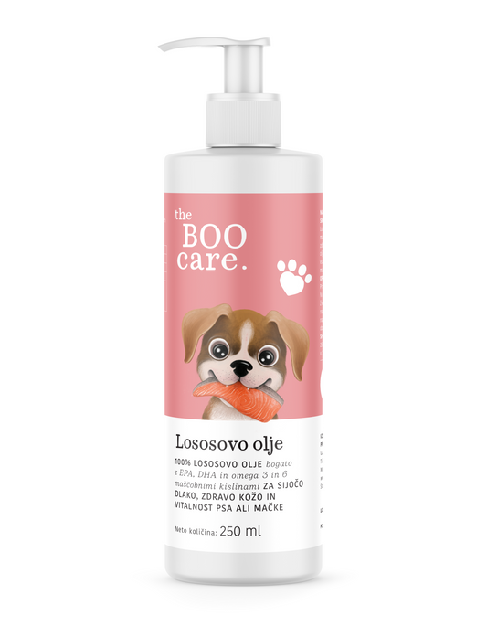Lososovo olje za za pse in mačke