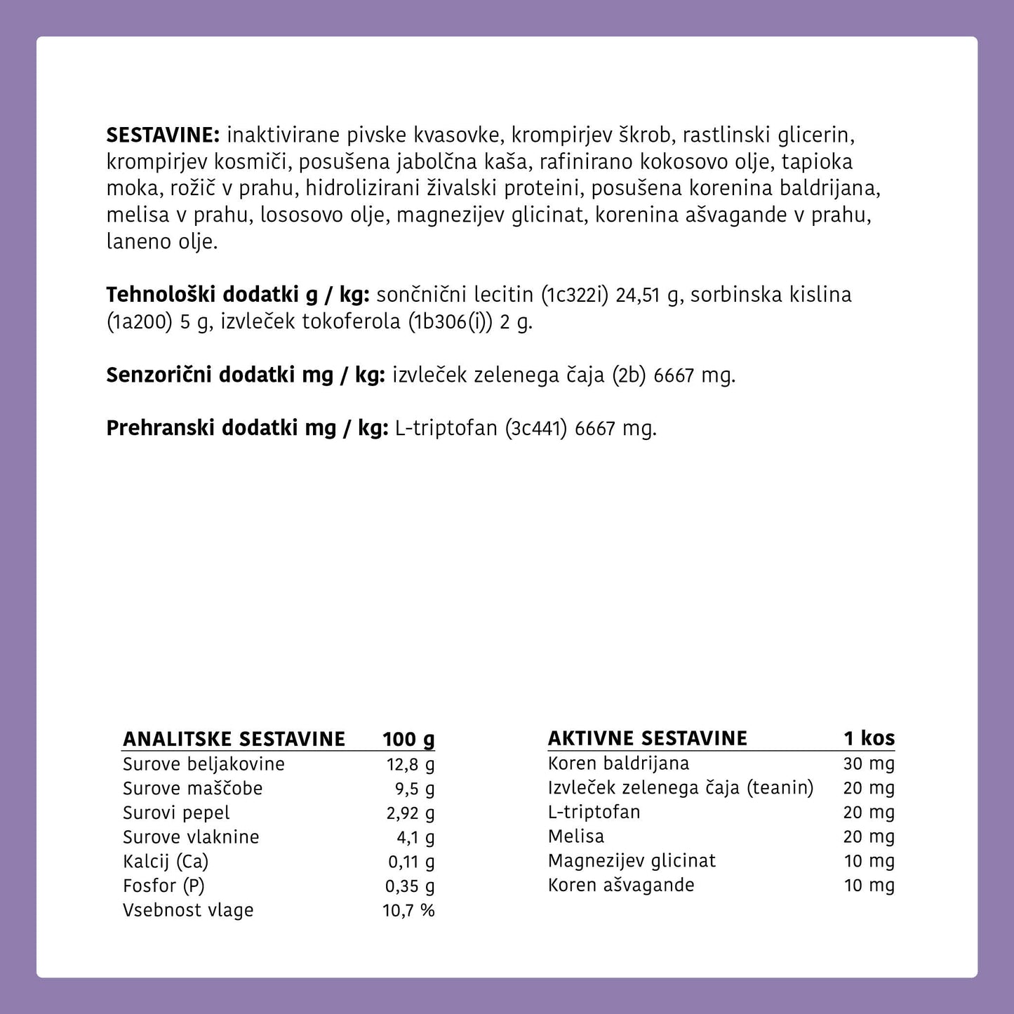 Calming and relaxation